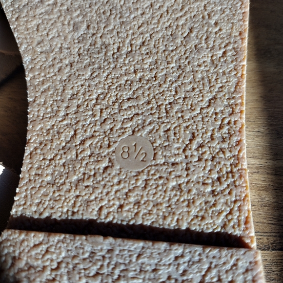 Madewell Tan Leather Boardwalk Thong Sandals Size 8.5 - Picture 7 of 8